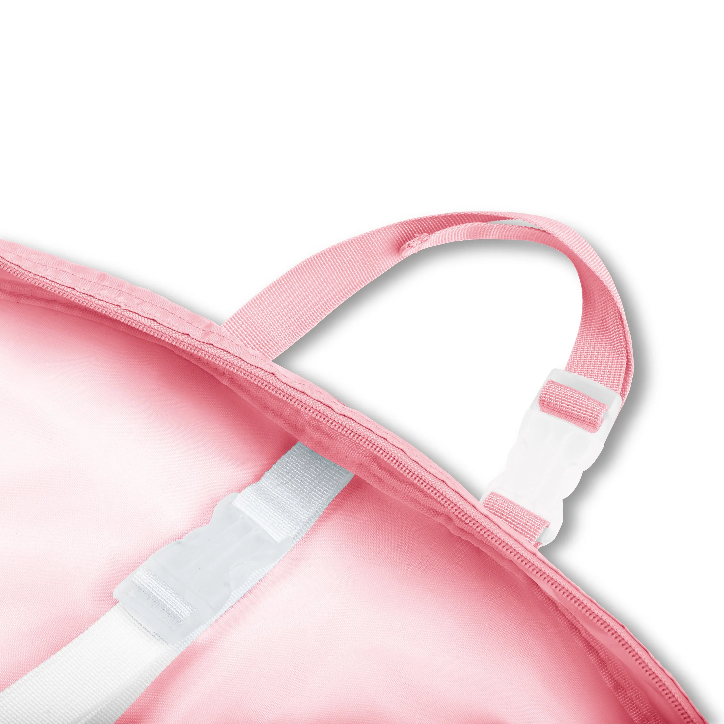 Small Pancake Tutu Garment Bag with pockets - Cotton Candy Pink, 30"