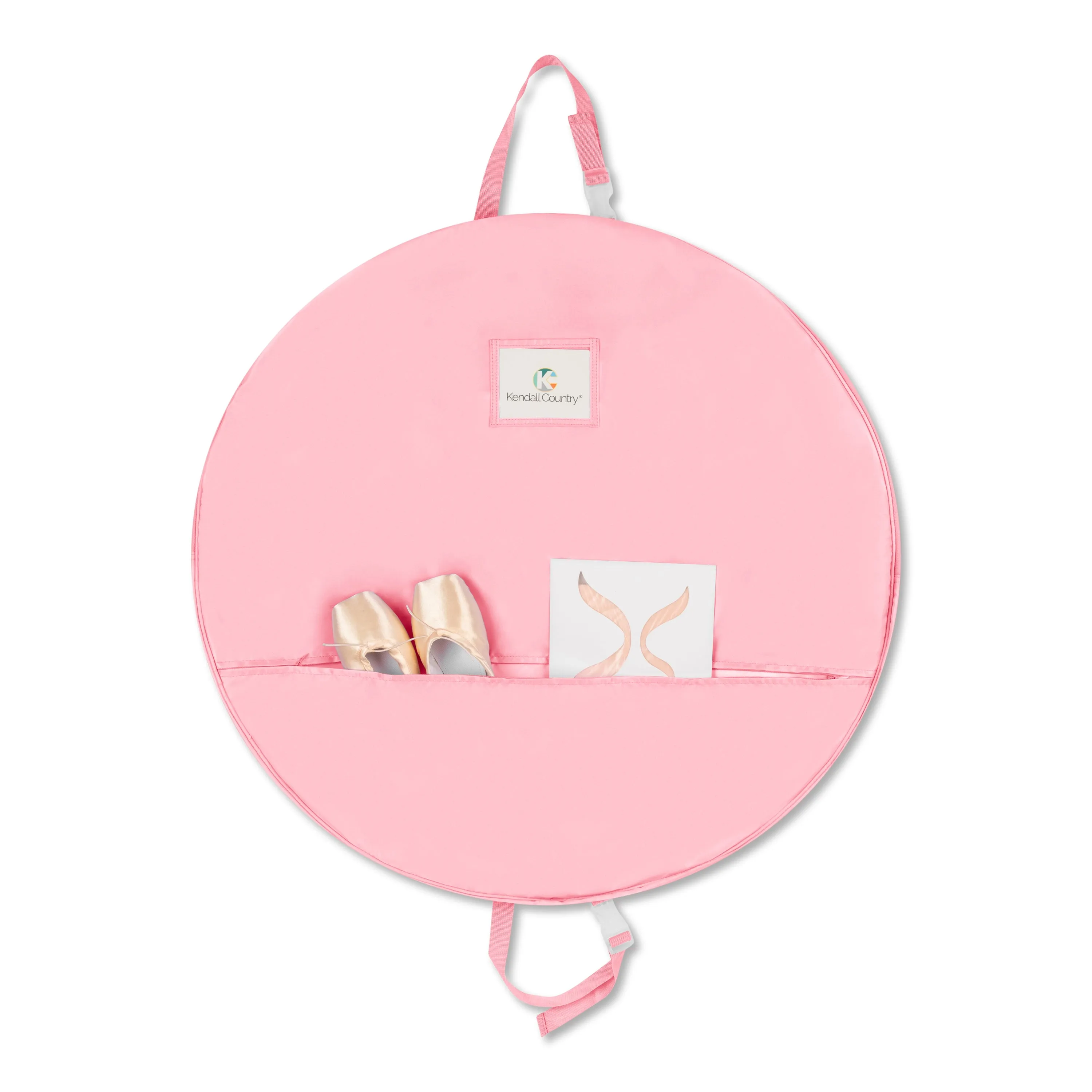 Small Pancake Tutu Garment Bag with pockets - Cotton Candy Pink, 30"