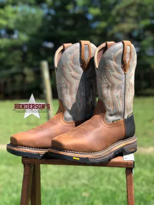Smoke Grey Hazel Bay Cowhide ~ Waterproof Comp Toe