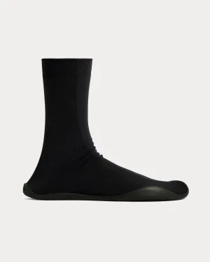 Sock Technical Knit Black High Top Sneakers