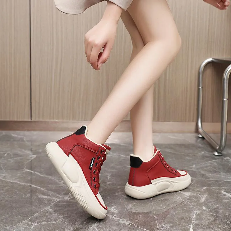 Soft Comfy Leather Sport Shoes