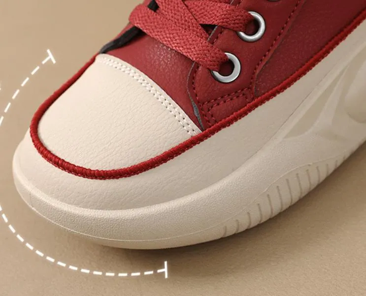 Soft Comfy Leather Sport Shoes