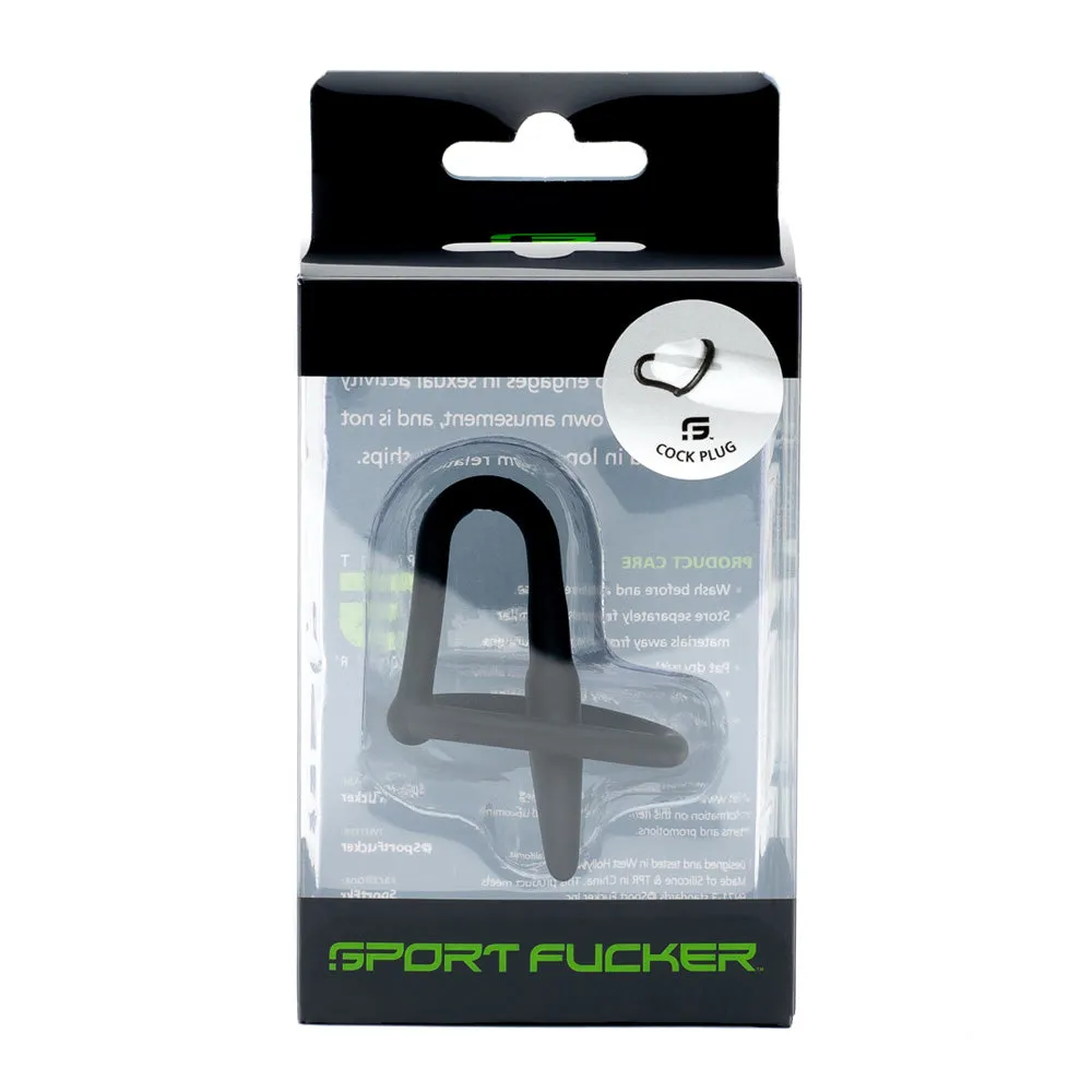 Sport Fucker Cock Plug - Black