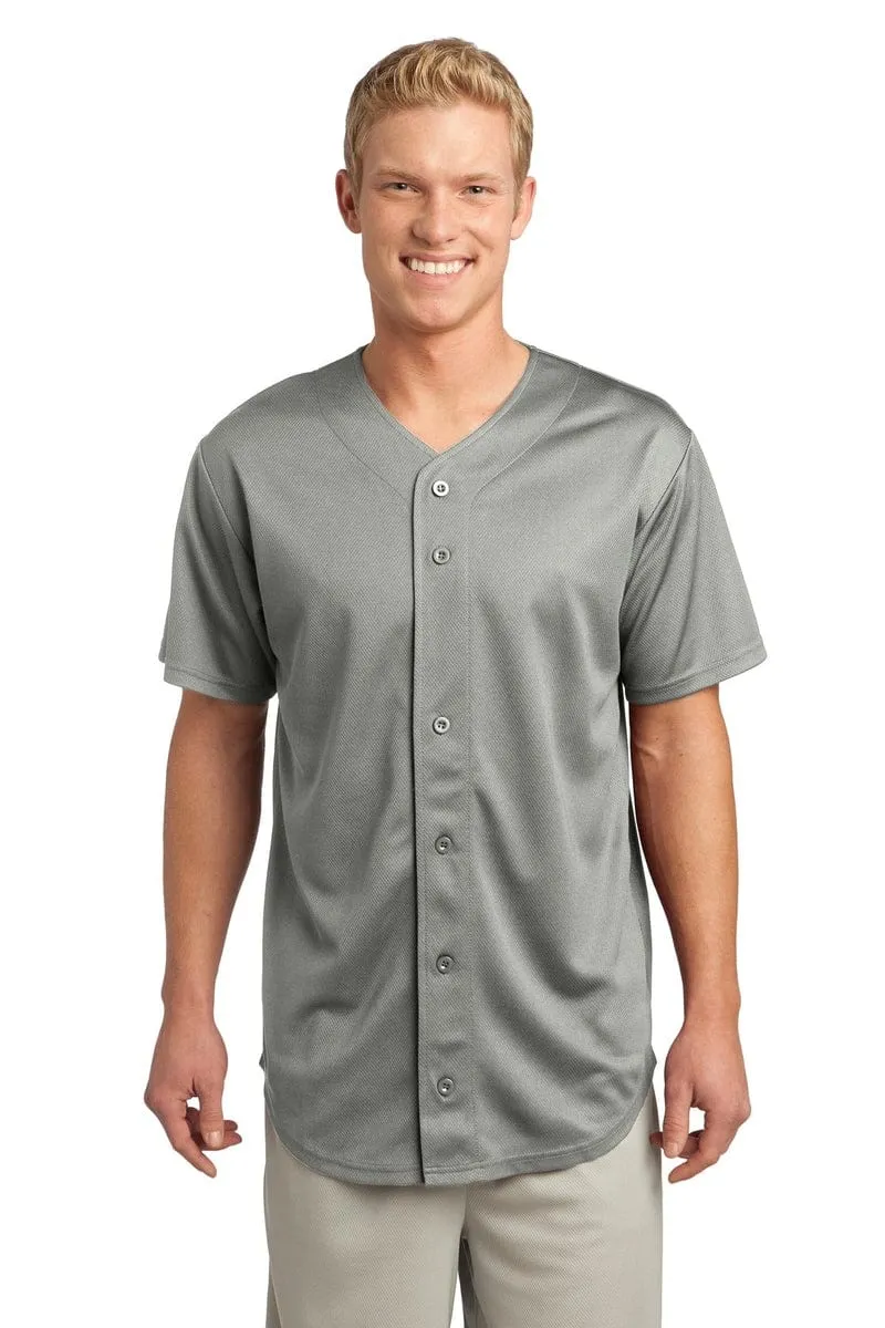 Sport-Tek ST220: PosiCharge Tough Mesh Full-Button Jersey