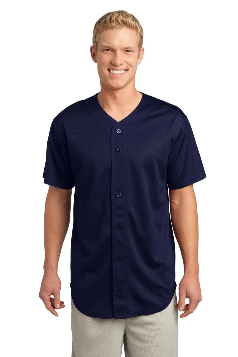 Sport-Tek ST220: PosiCharge Tough Mesh Full-Button Jersey