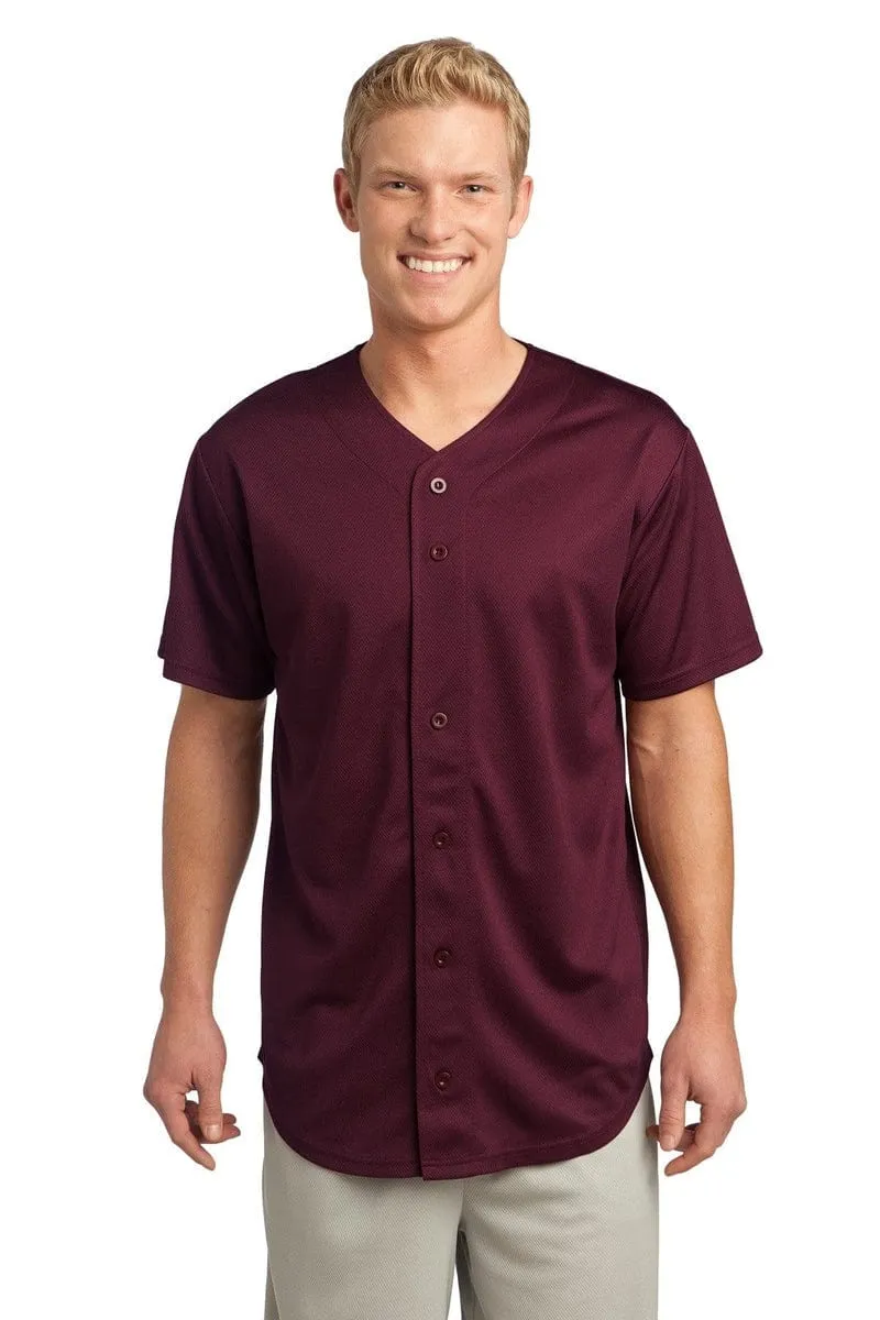 Sport-Tek ST220: PosiCharge Tough Mesh Full-Button Jersey