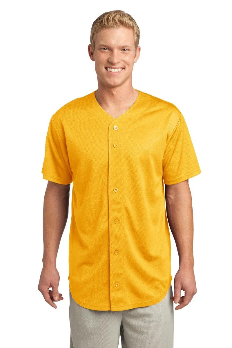 Sport-Tek ST220: PosiCharge Tough Mesh Full-Button Jersey