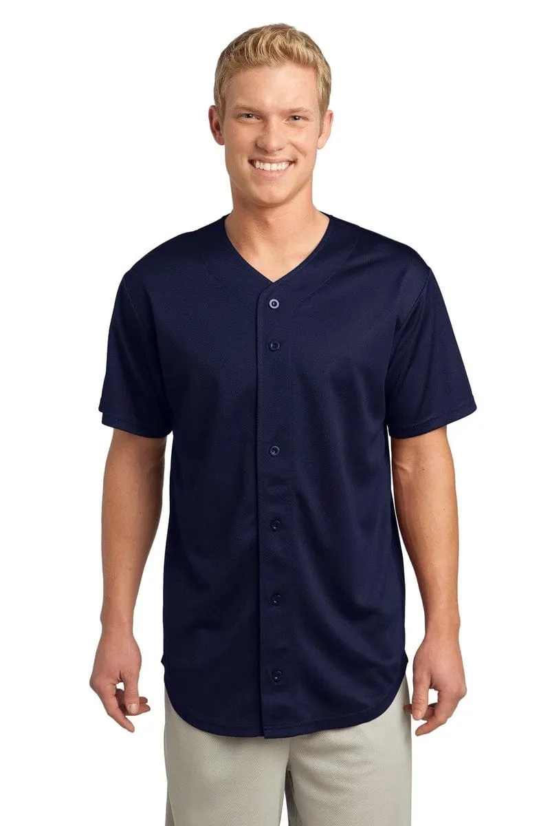 Sport-Tek ST220: PosiCharge Tough Mesh Full-Button Jersey