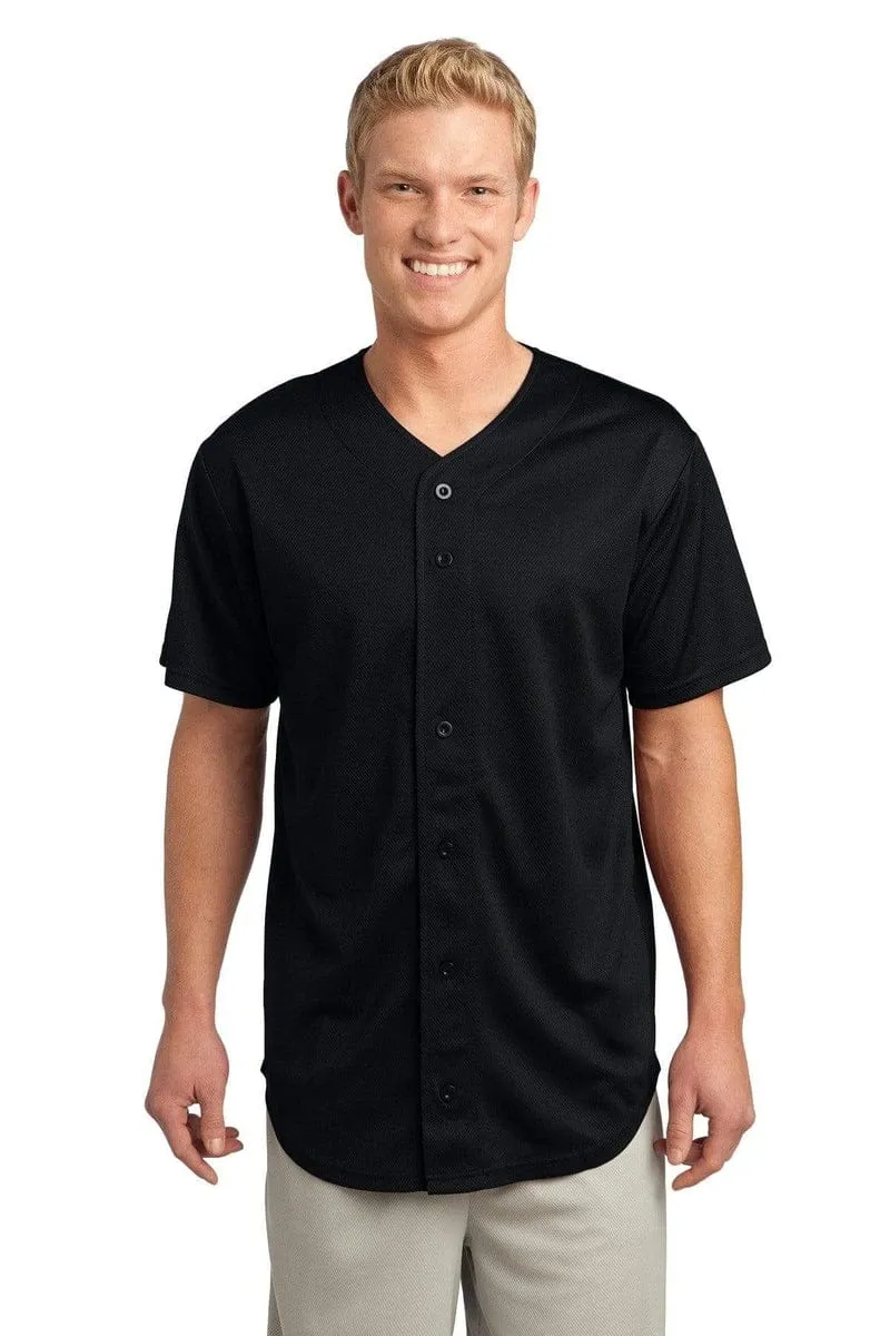 Sport-Tek ST220: PosiCharge Tough Mesh Full-Button Jersey