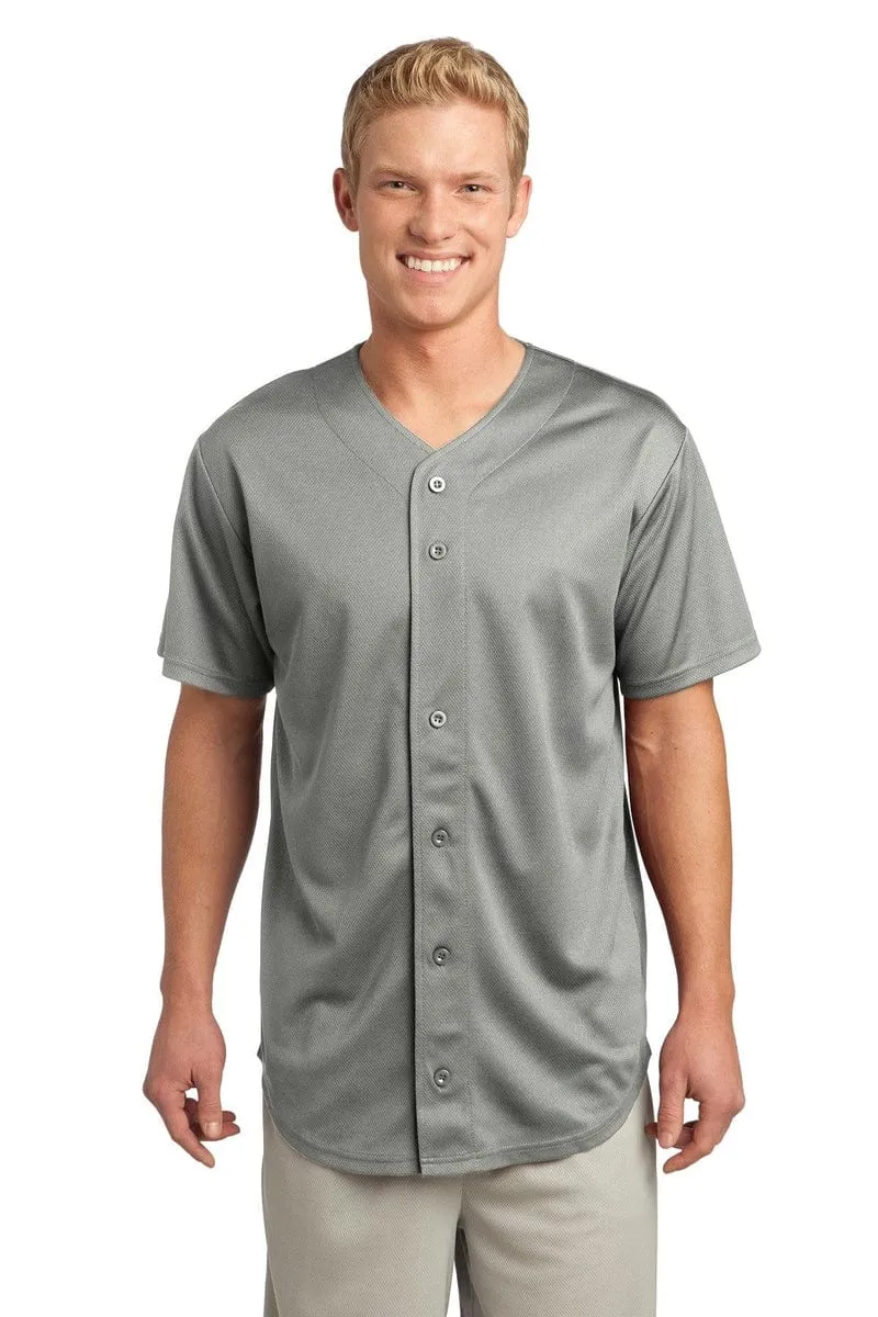 Sport-Tek ST220: PosiCharge Tough Mesh Full-Button Jersey