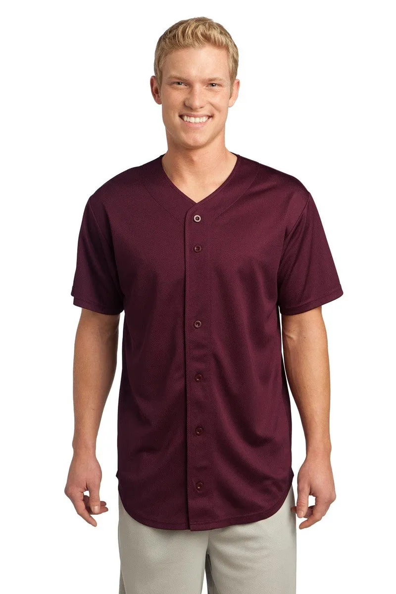 Sport-Tek ST220: PosiCharge Tough Mesh Full-Button Jersey