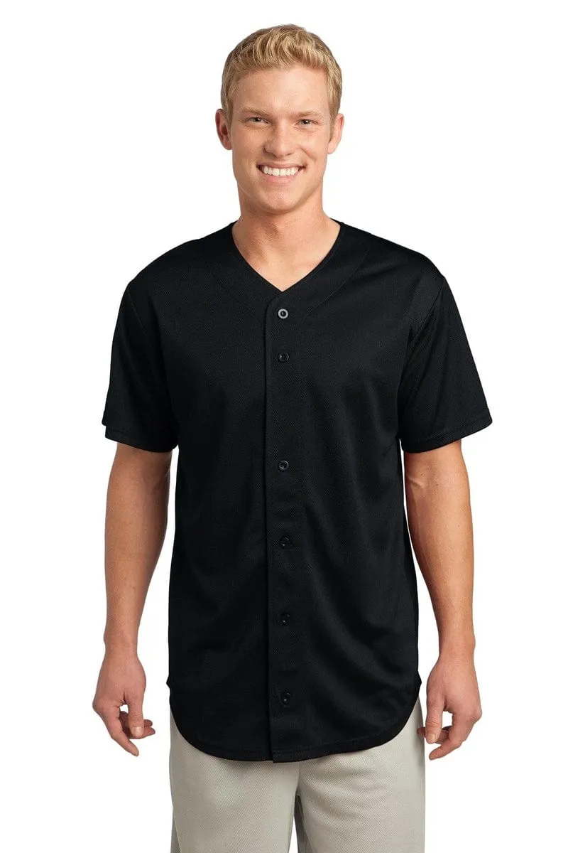 Sport-Tek ST220: PosiCharge Tough Mesh Full-Button Jersey