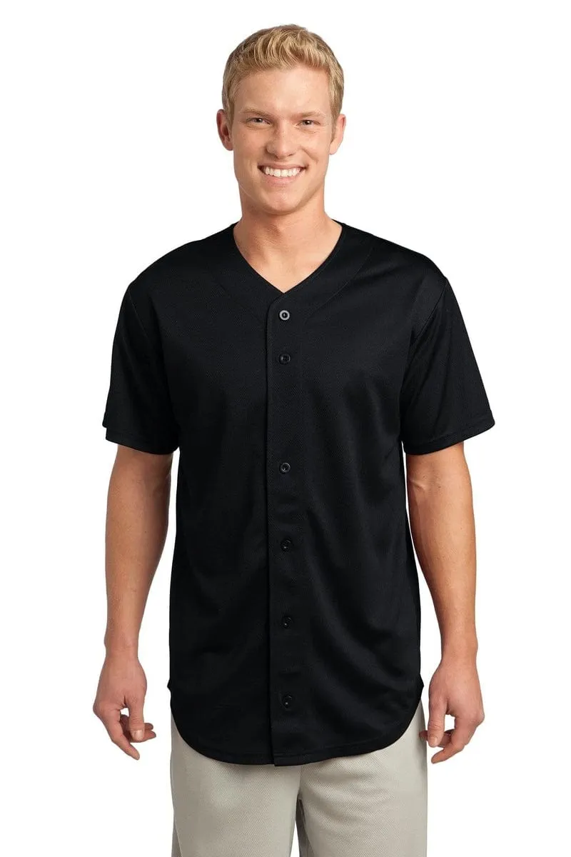 Sport-Tek ST220: PosiCharge Tough Mesh Full-Button Jersey