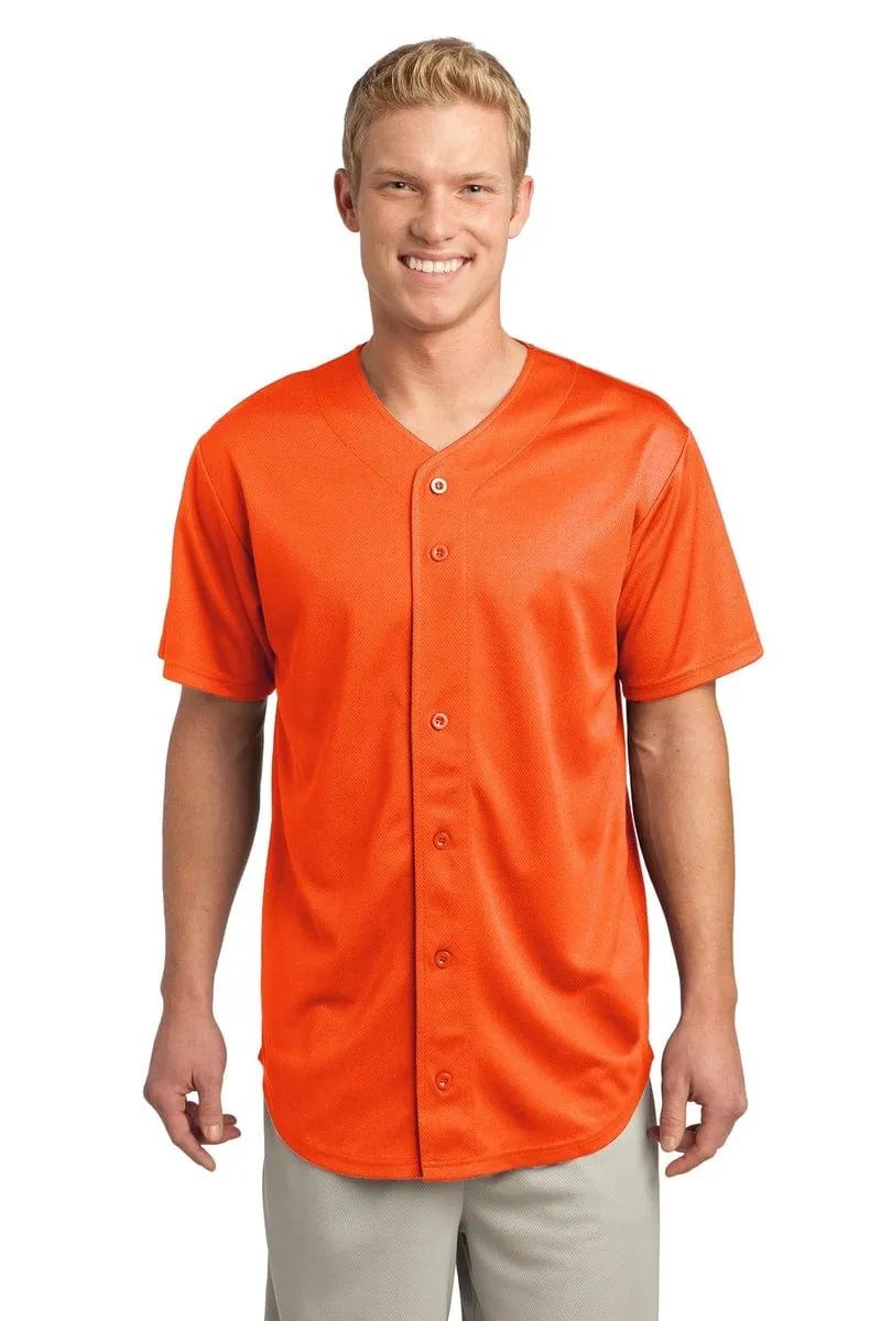 Sport-Tek ST220: PosiCharge Tough Mesh Full-Button Jersey