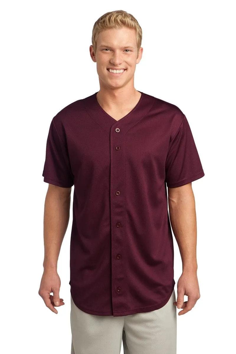 Sport-Tek ST220: PosiCharge Tough Mesh Full-Button Jersey