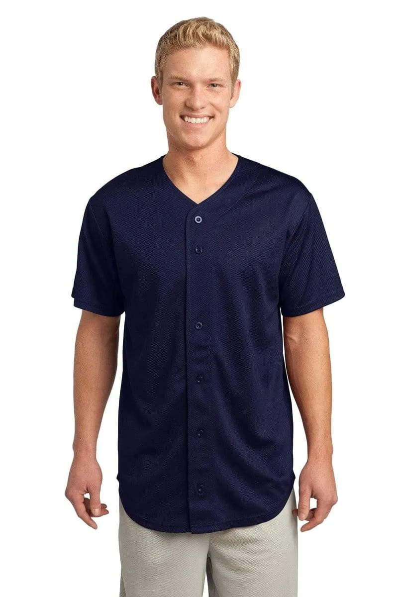 Sport-Tek ST220: PosiCharge Tough Mesh Full-Button Jersey