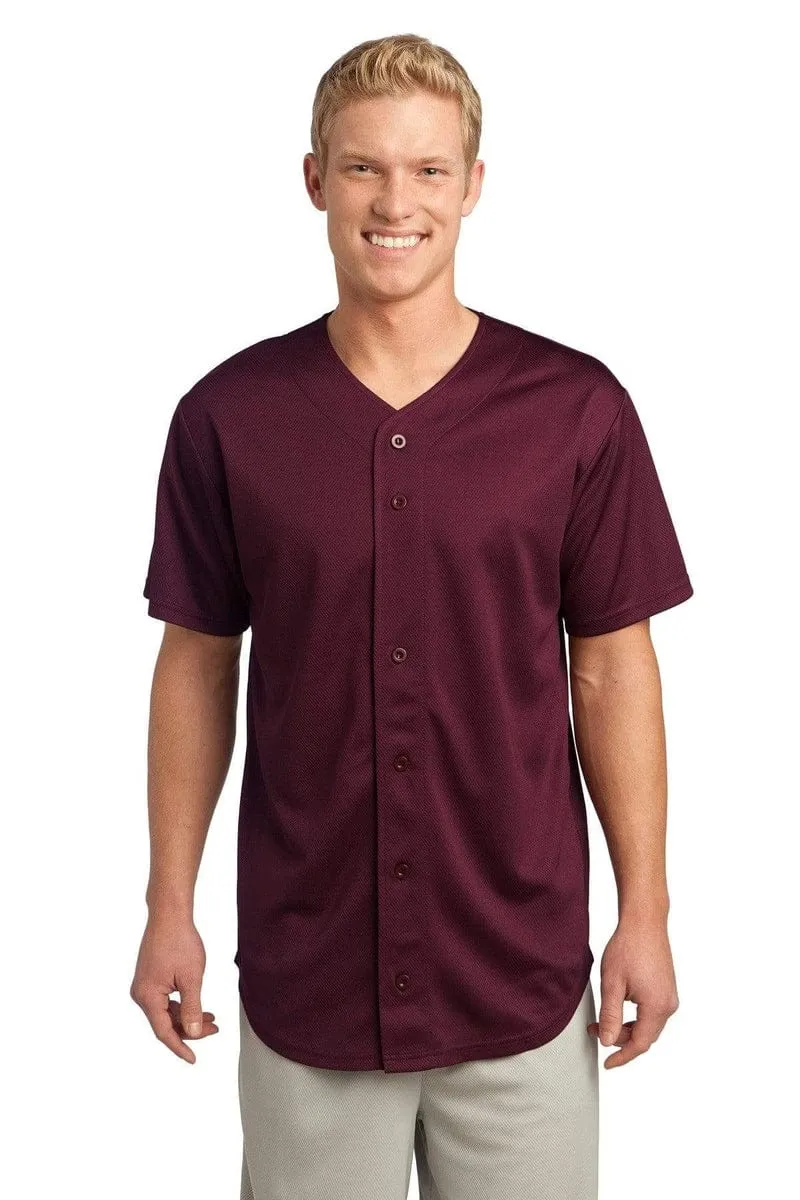 Sport-Tek ST220: PosiCharge Tough Mesh Full-Button Jersey