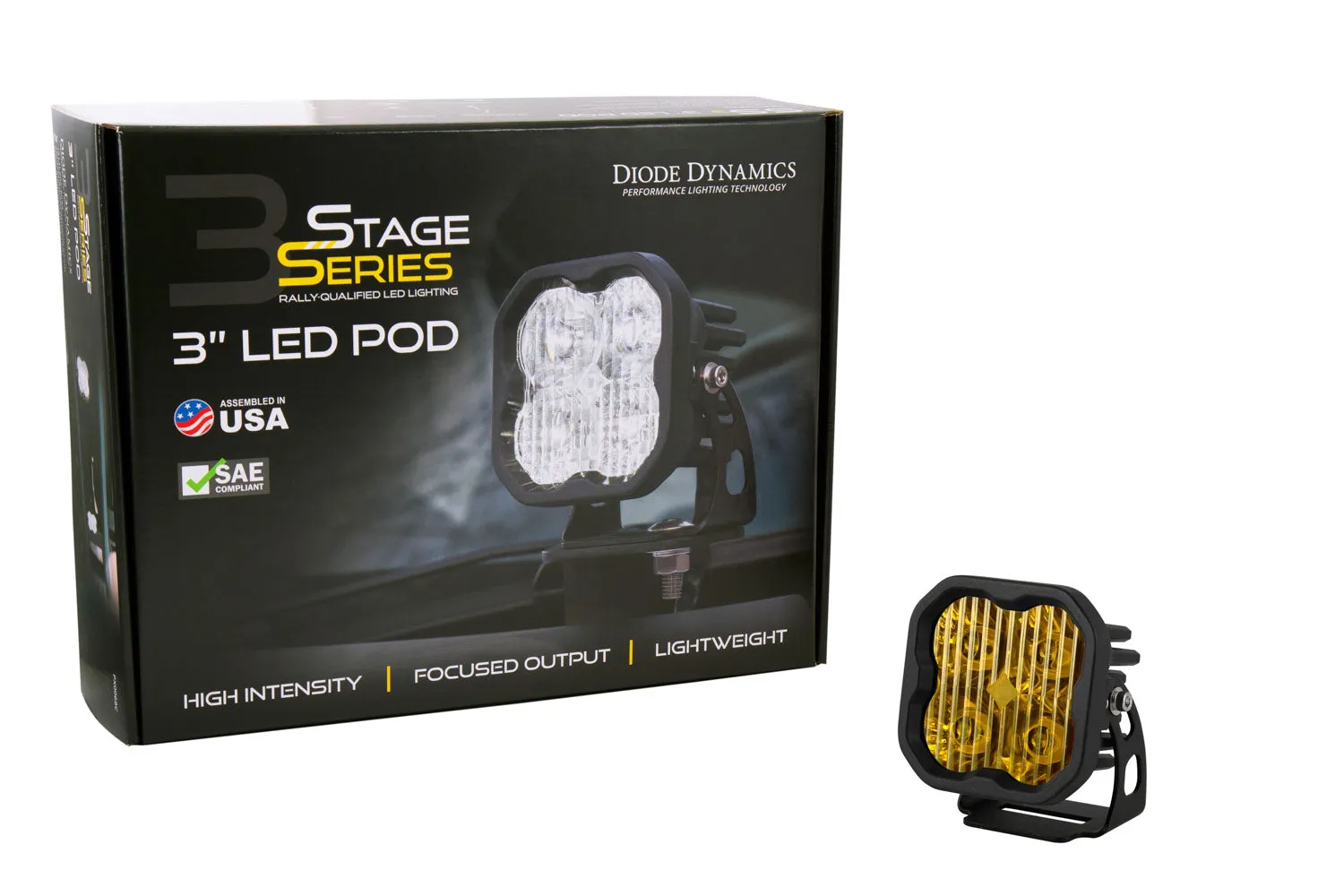 SS3 Sport ABL Yellow SAE Fog Flush (single)