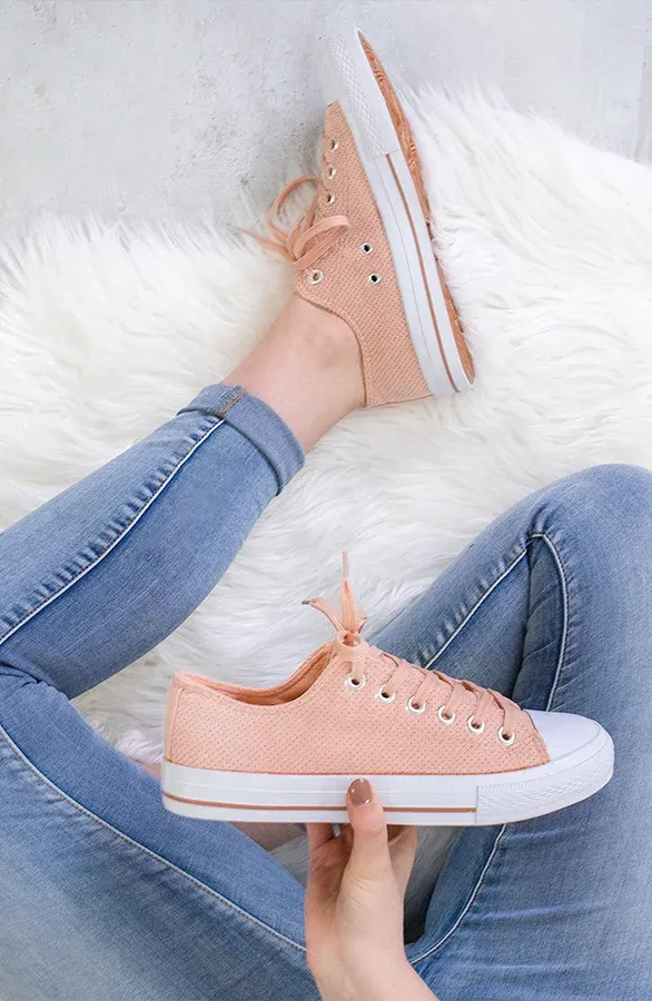 Suede Sneakers Roze