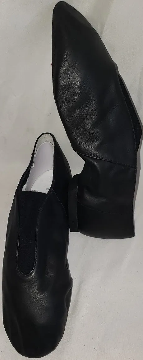 Super -- Women's Split Sole Jazz Slip-On -- Black