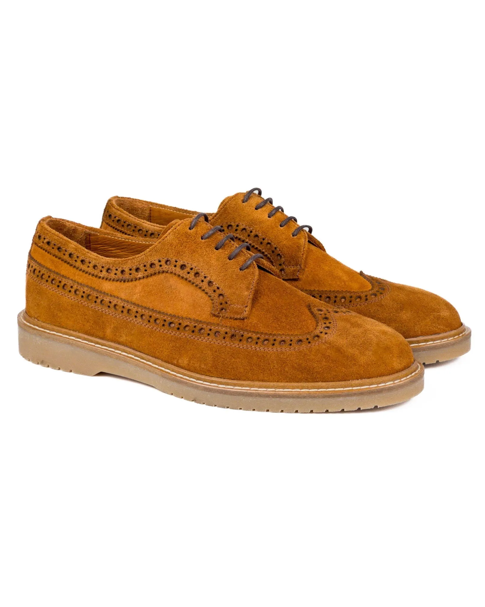 T-Tango-S Brown Genuine Suede Leather Casual Classic Men's Shoes