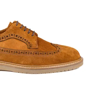 T-Tango-S Brown Genuine Suede Leather Casual Classic Men's Shoes