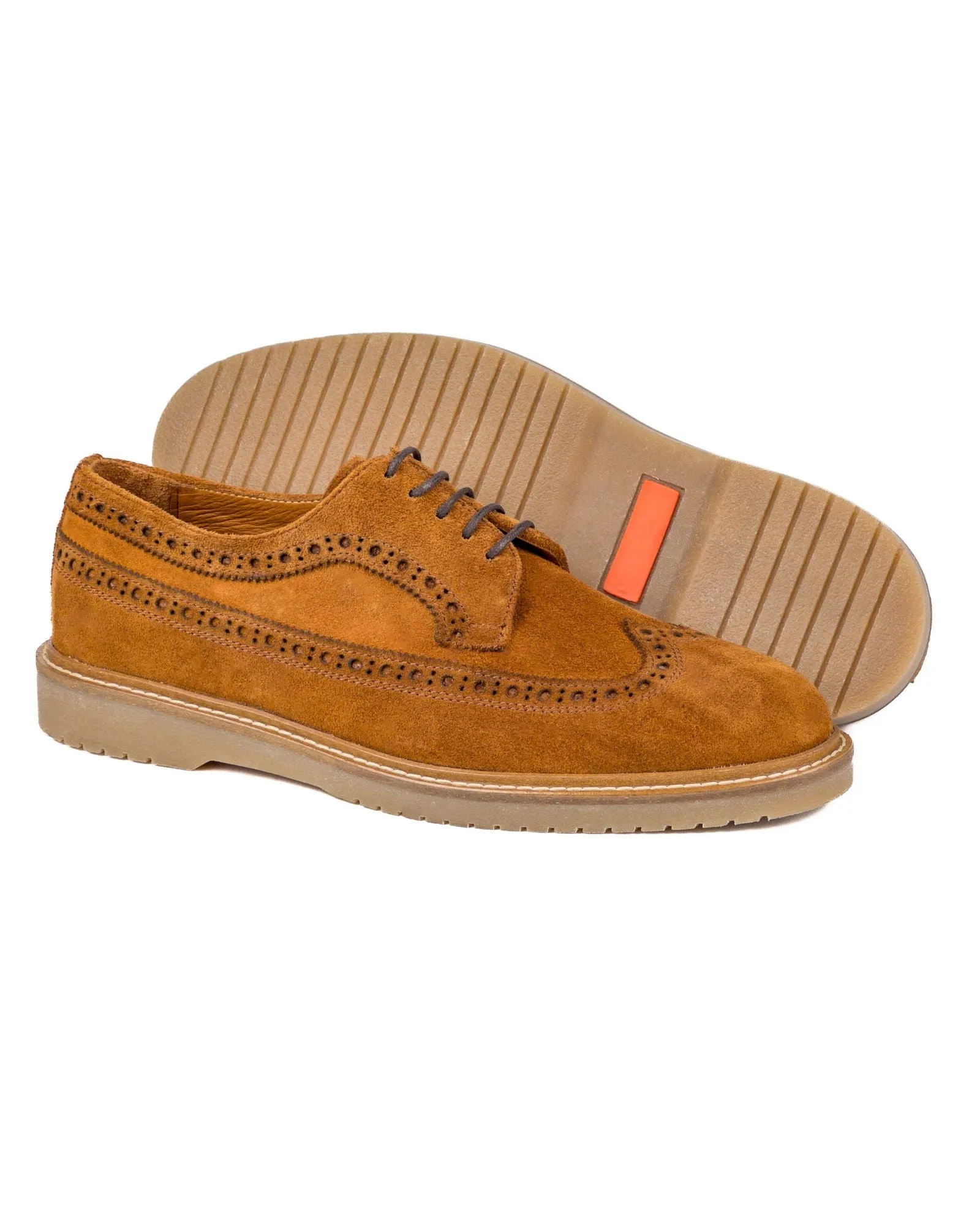 T-Tango-S Brown Genuine Suede Leather Casual Classic Men's Shoes