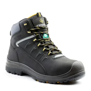 Terra Men's Safety Work Boots Findlay 6" Nubuck Leather Waterproof with Composite Toe and Plate | Sizes 7-14