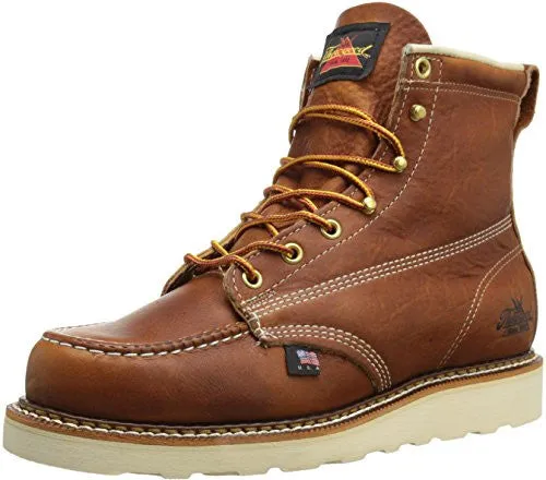 Thorogood Boots 814-4200 6" Moc Toe American Heritage Wedge - Made In USA