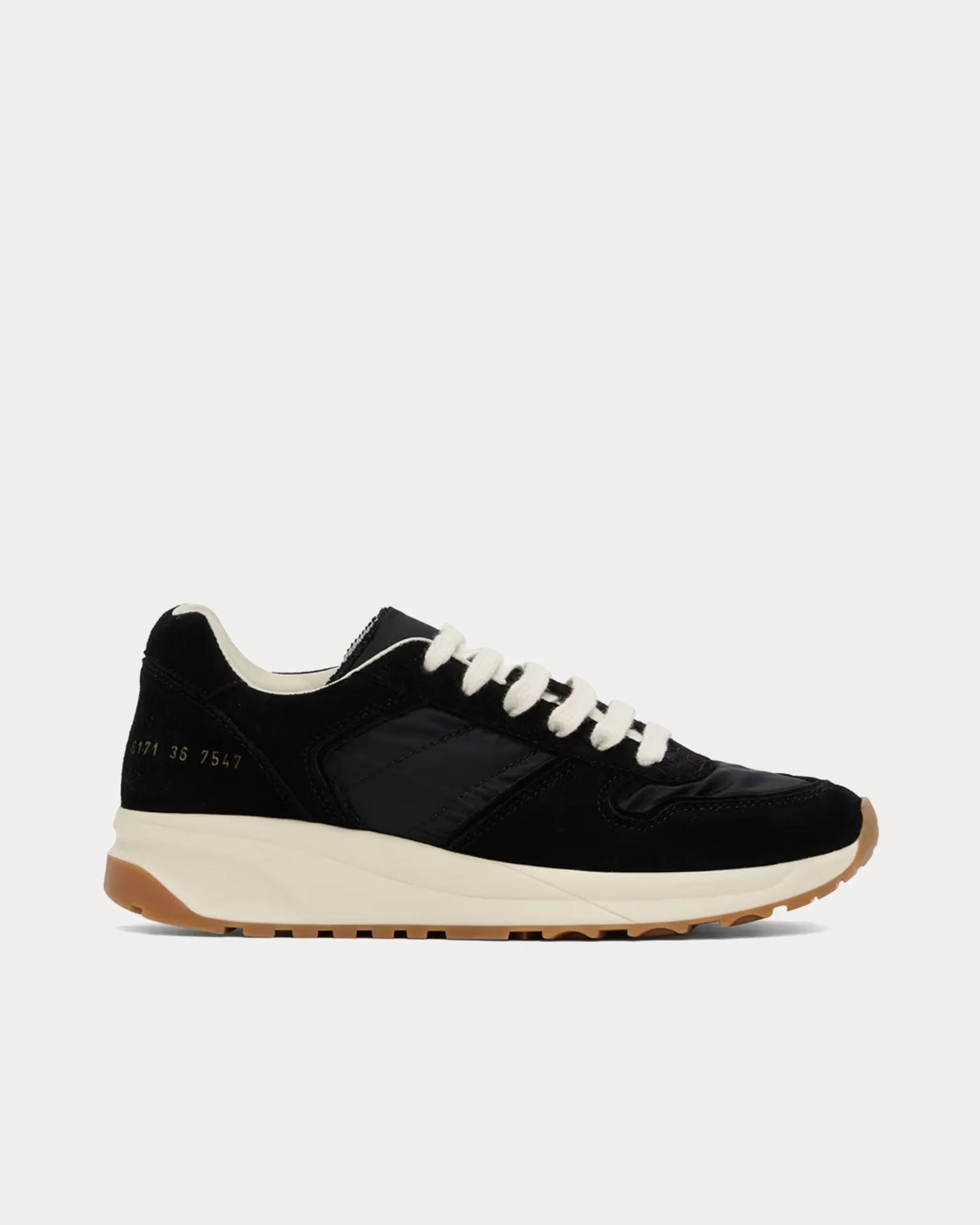 Track Premium Black Low Top Sneakers