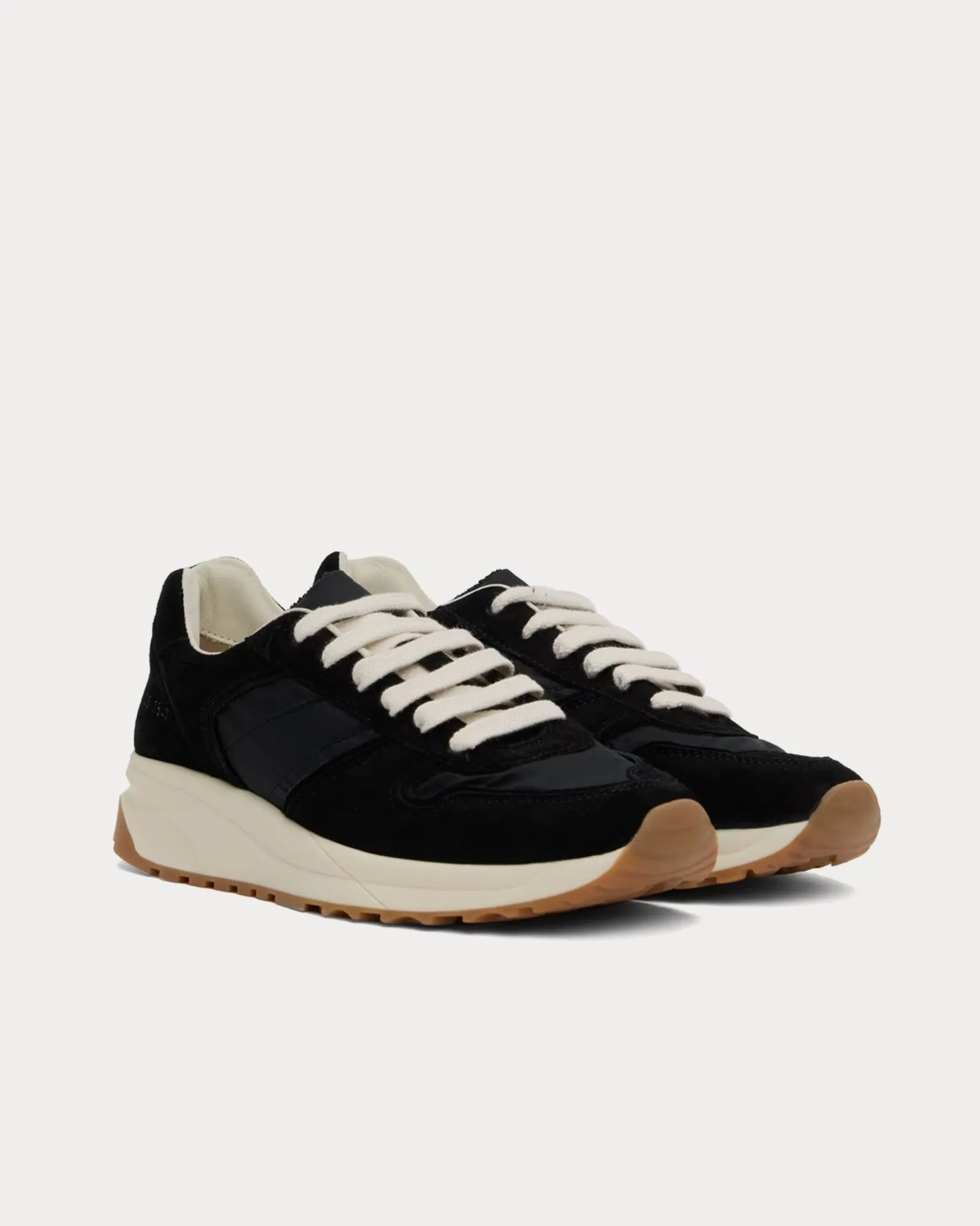 Track Premium Black Low Top Sneakers