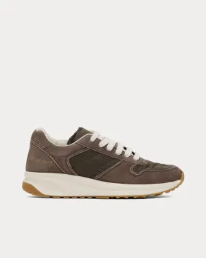 Track Premium Coffee Low Top Sneakers