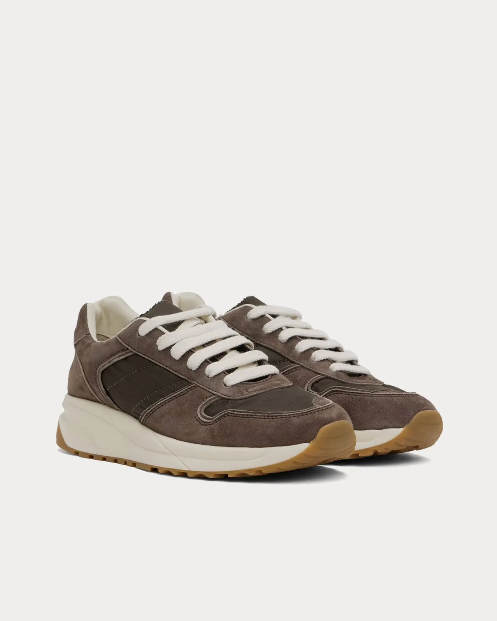 Track Premium Coffee Low Top Sneakers