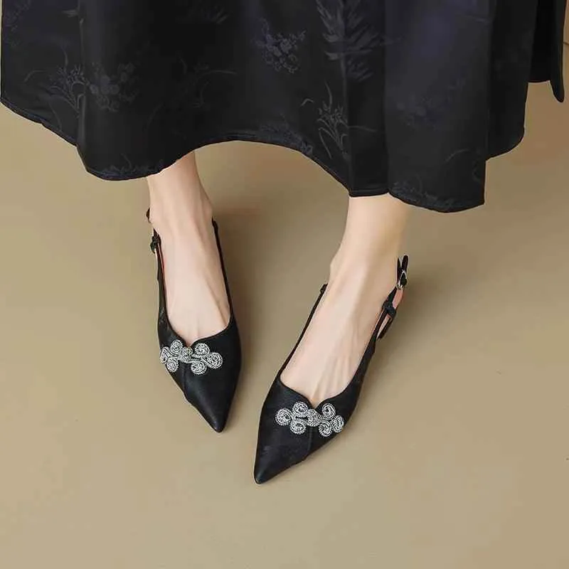 TSS43 Thick High Heel Sandals - Women's Casual Shoes