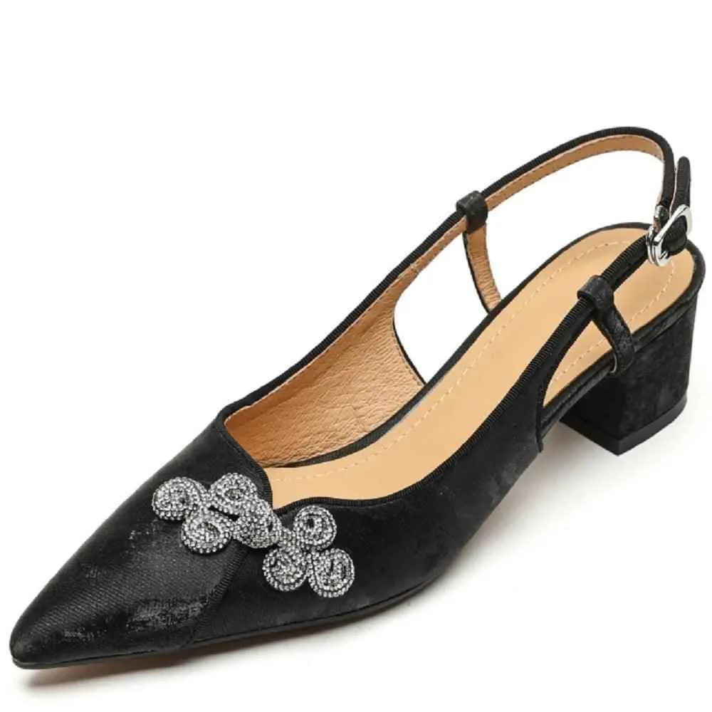 TSS43 Thick High Heel Sandals - Women's Casual Shoes