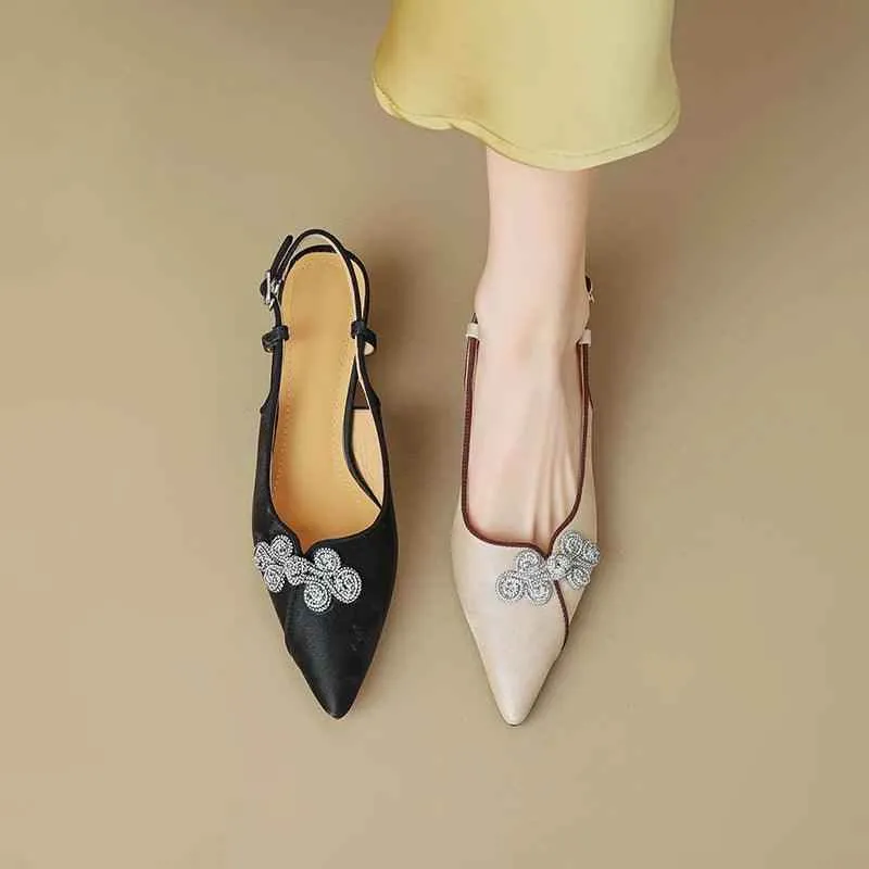 TSS43 Thick High Heel Sandals - Women's Casual Shoes
