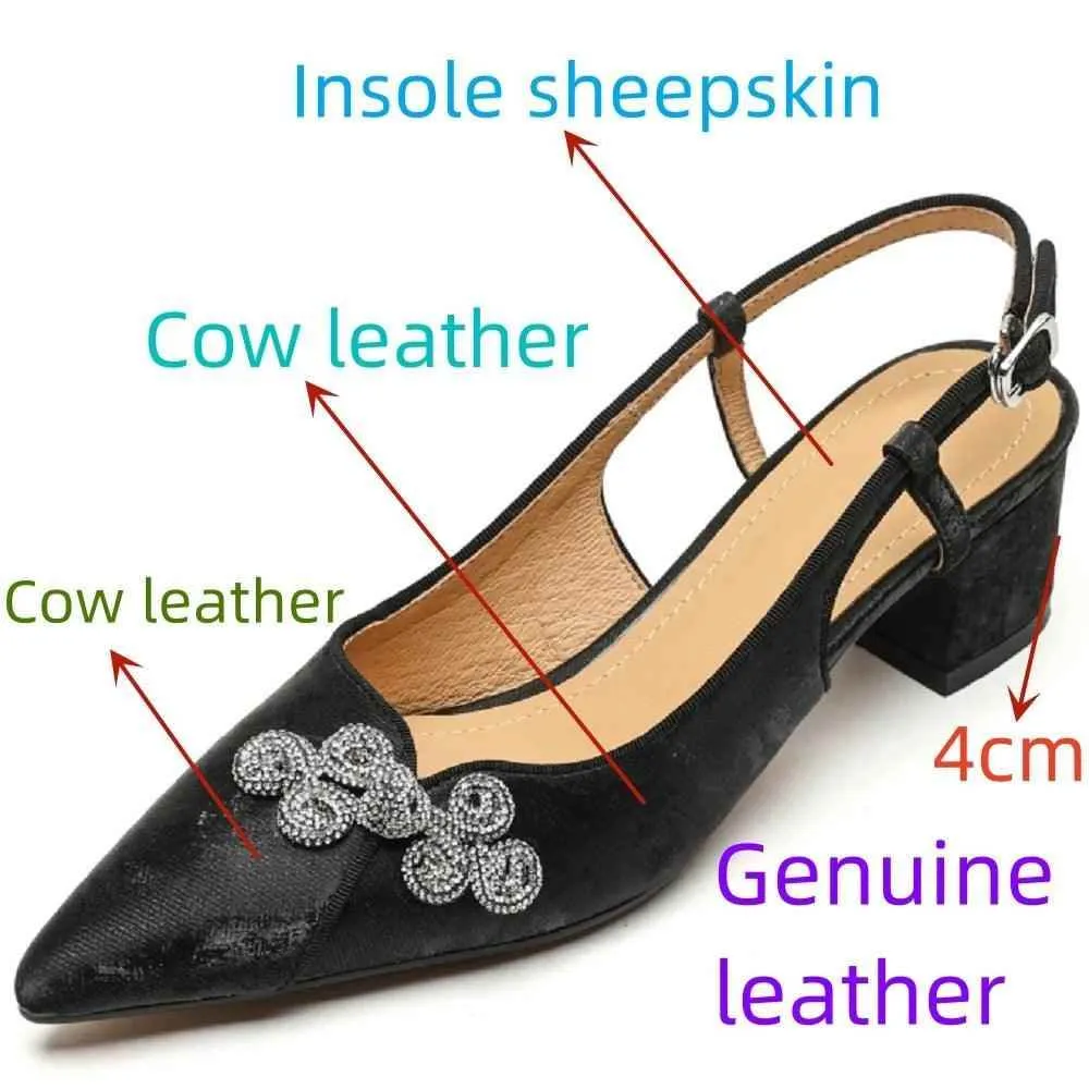 TSS43 Thick High Heel Sandals - Women's Casual Shoes