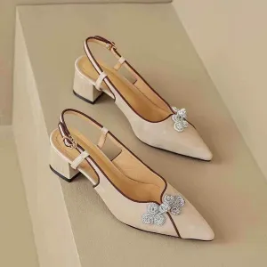 TSS43 Thick High Heel Sandals - Women's Casual Shoes