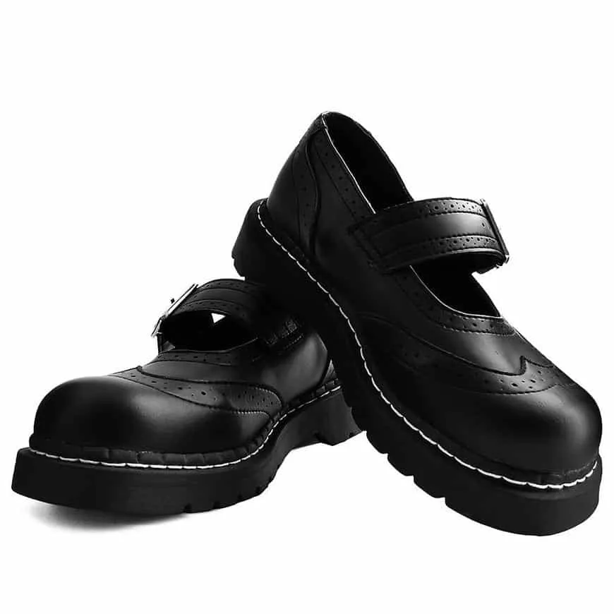 TUK Vegan Brogue Mary Jane T2269