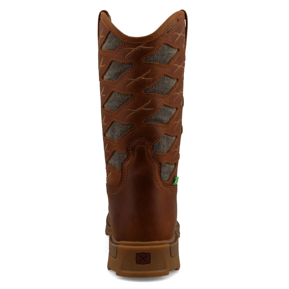 'Twisted X' Men's 11" Ultralite X™ EH Comp Toe - Cinnamon / Eco Dust