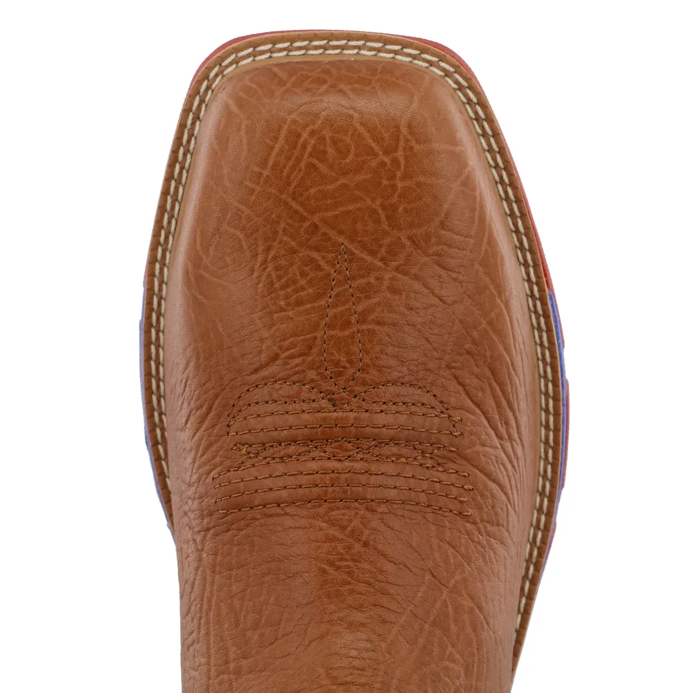 'Twisted X' Men's 12" Western EH Alloy Toe - Tan / Orange