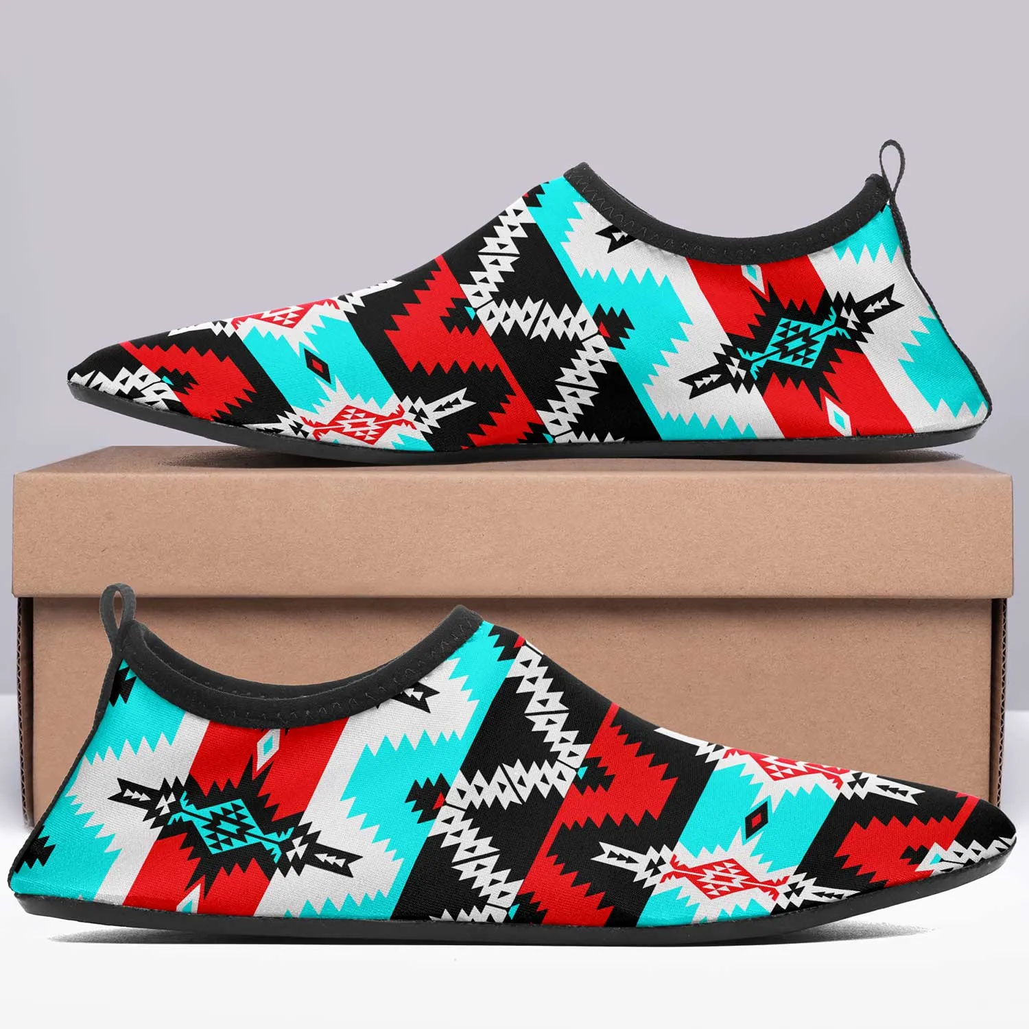 Two Spirit Dance Sockamoccs Kid's Sockamoccs Slip On Shoes
