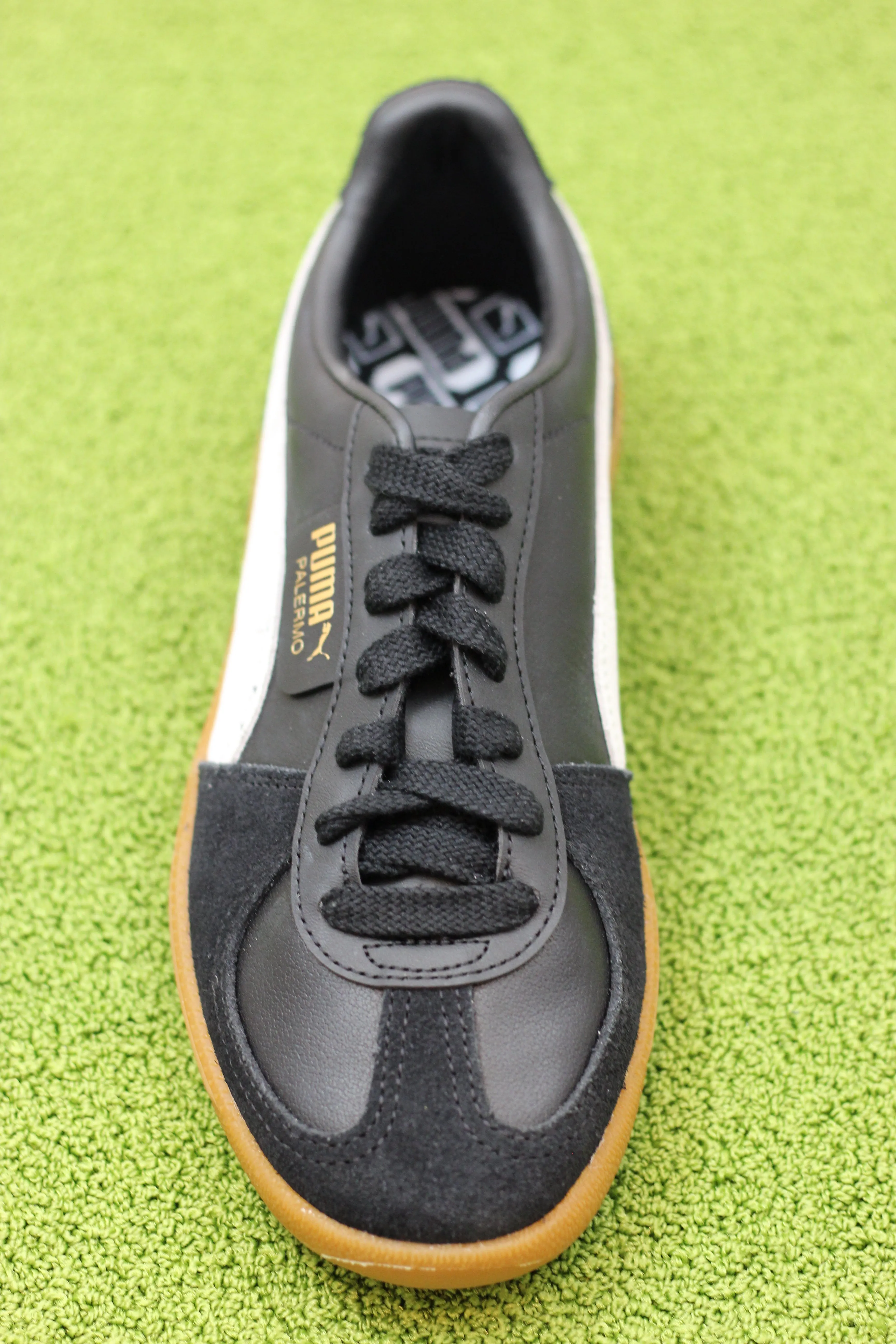 Unisex Palermo Sneaker - Black/White Leather/Suede