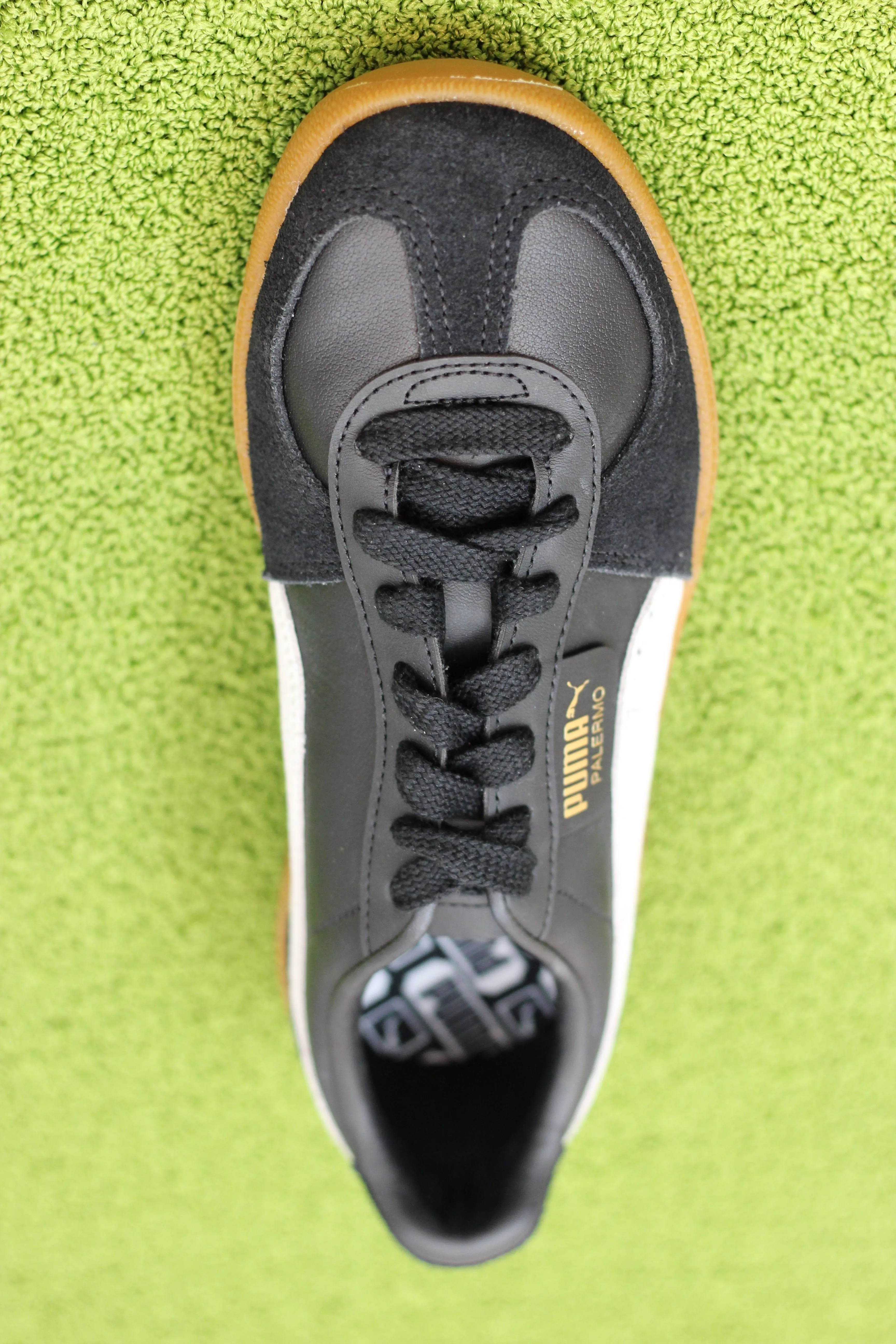 Unisex Palermo Sneaker - Black/White Leather/Suede