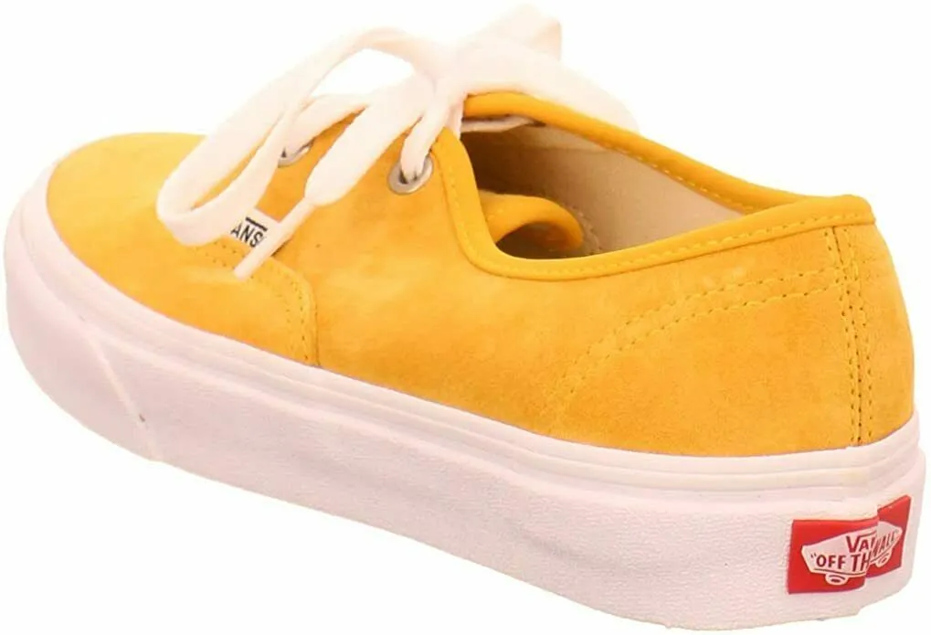 Vans Authentic VN0A2Z5IV771 Pig Suede Men's Mango Mojito Athletic Shoes FB12