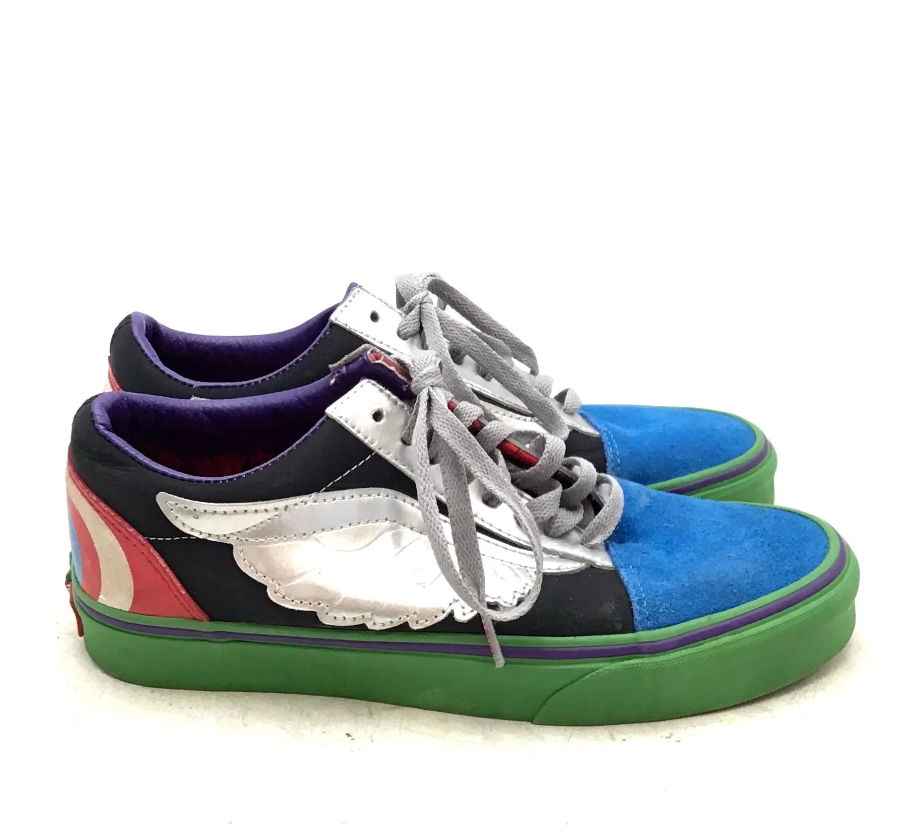 Vans X Captain America Men's Multicolor Low-Top Athletic Shoes - Size 7