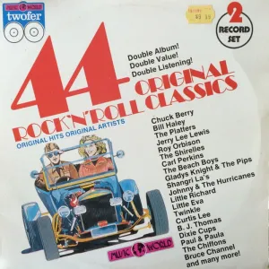 Various – 44 Original Rock 'N' Roll Classics (2xLP) (VG /VG )