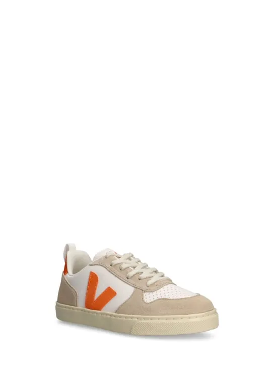 Veja   V10 chrome-free leather sneakers 