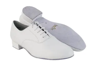 Very Fine 919101_sale Men's Ballroom Shoes in White Leather in Stock