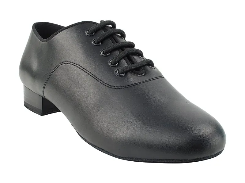 Very Fine Black Leather, Black Oxford, and Coffee Brown Leather Men's Ballroom Shoes 2503 In Stock